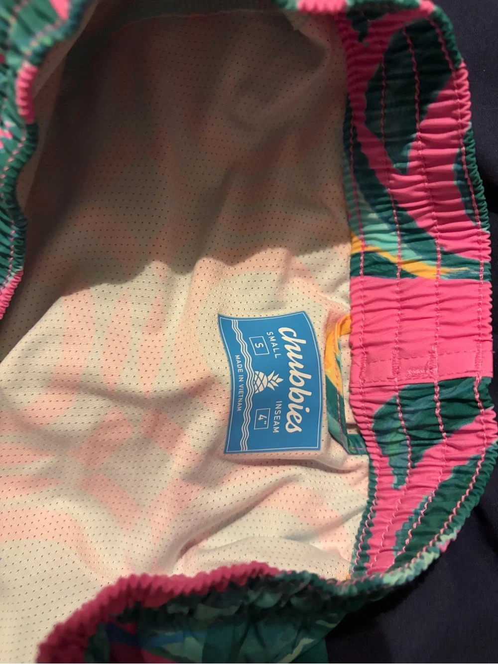 chubbies vibrant pink